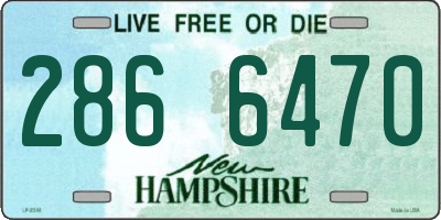 NH license plate 2866470