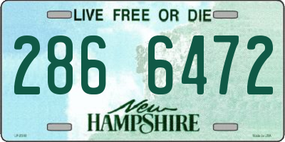 NH license plate 2866472