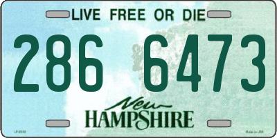 NH license plate 2866473