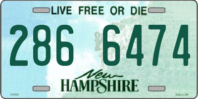 NH license plate 2866474