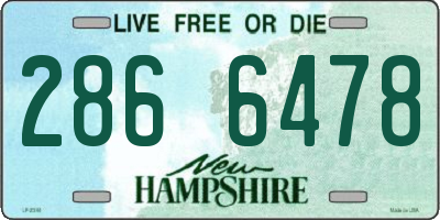 NH license plate 2866478