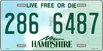NH license plate 2866487