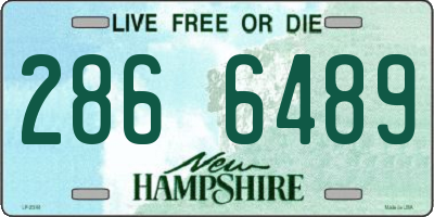 NH license plate 2866489