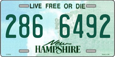 NH license plate 2866492