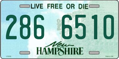 NH license plate 2866510