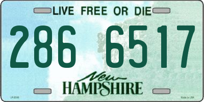 NH license plate 2866517
