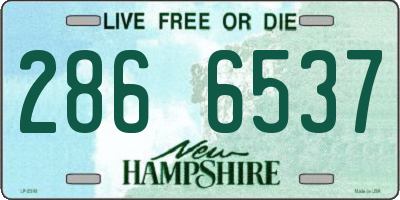 NH license plate 2866537