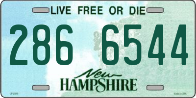 NH license plate 2866544