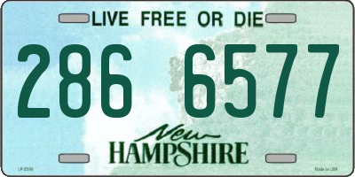 NH license plate 2866577