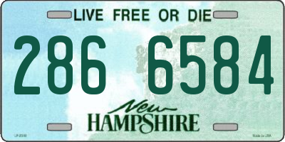 NH license plate 2866584