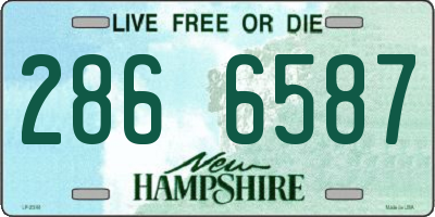 NH license plate 2866587