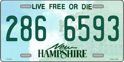 NH license plate 2866593