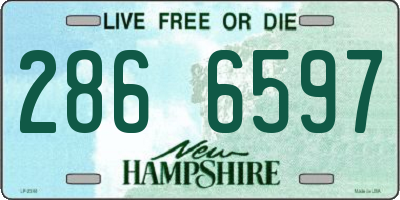 NH license plate 2866597
