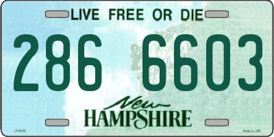 NH license plate 2866603