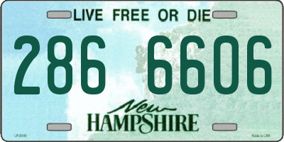 NH license plate 2866606