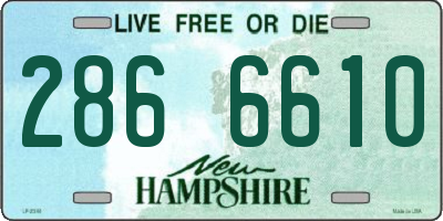 NH license plate 2866610