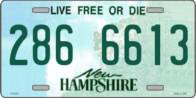 NH license plate 2866613