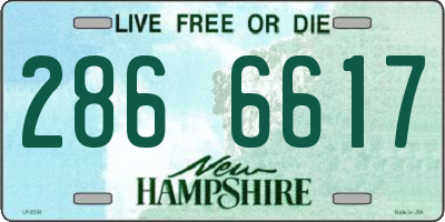 NH license plate 2866617