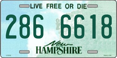NH license plate 2866618