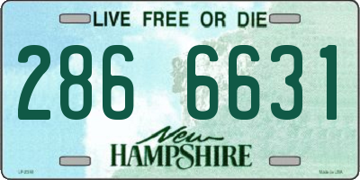 NH license plate 2866631