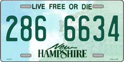 NH license plate 2866634