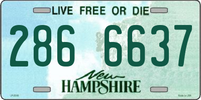 NH license plate 2866637