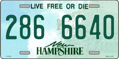 NH license plate 2866640