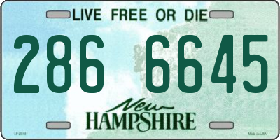 NH license plate 2866645