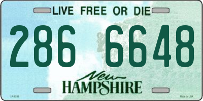 NH license plate 2866648