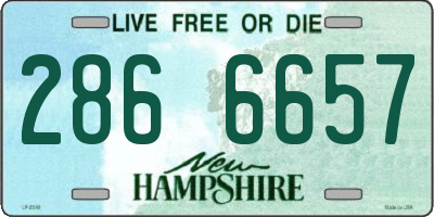NH license plate 2866657