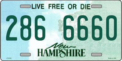 NH license plate 2866660