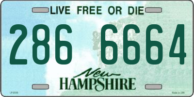 NH license plate 2866664