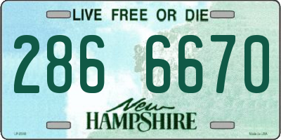 NH license plate 2866670