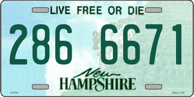 NH license plate 2866671