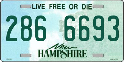NH license plate 2866693