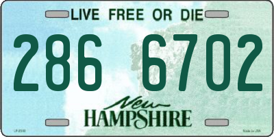 NH license plate 2866702