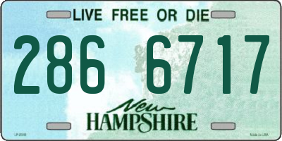 NH license plate 2866717