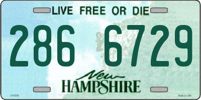 NH license plate 2866729