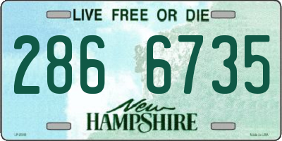 NH license plate 2866735