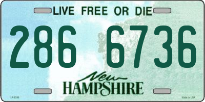 NH license plate 2866736