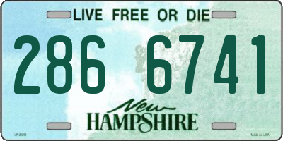 NH license plate 2866741