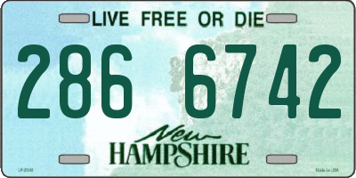 NH license plate 2866742