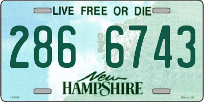 NH license plate 2866743