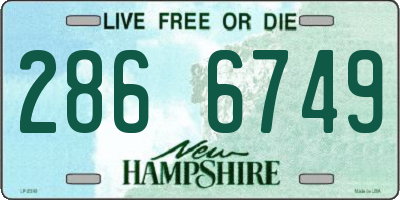 NH license plate 2866749