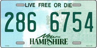 NH license plate 2866754