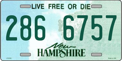 NH license plate 2866757