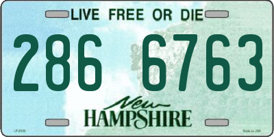 NH license plate 2866763