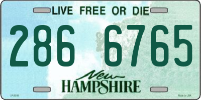 NH license plate 2866765