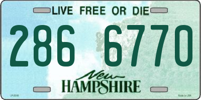 NH license plate 2866770