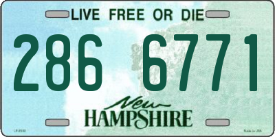 NH license plate 2866771